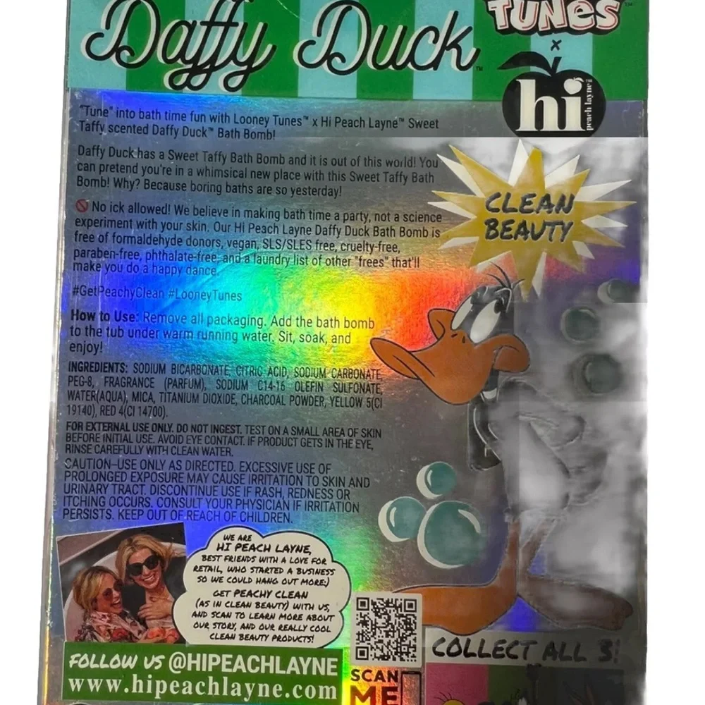 Bath Bombs Looney Tunes‎ Tweety Daffy Duck Set Of Two New In Package